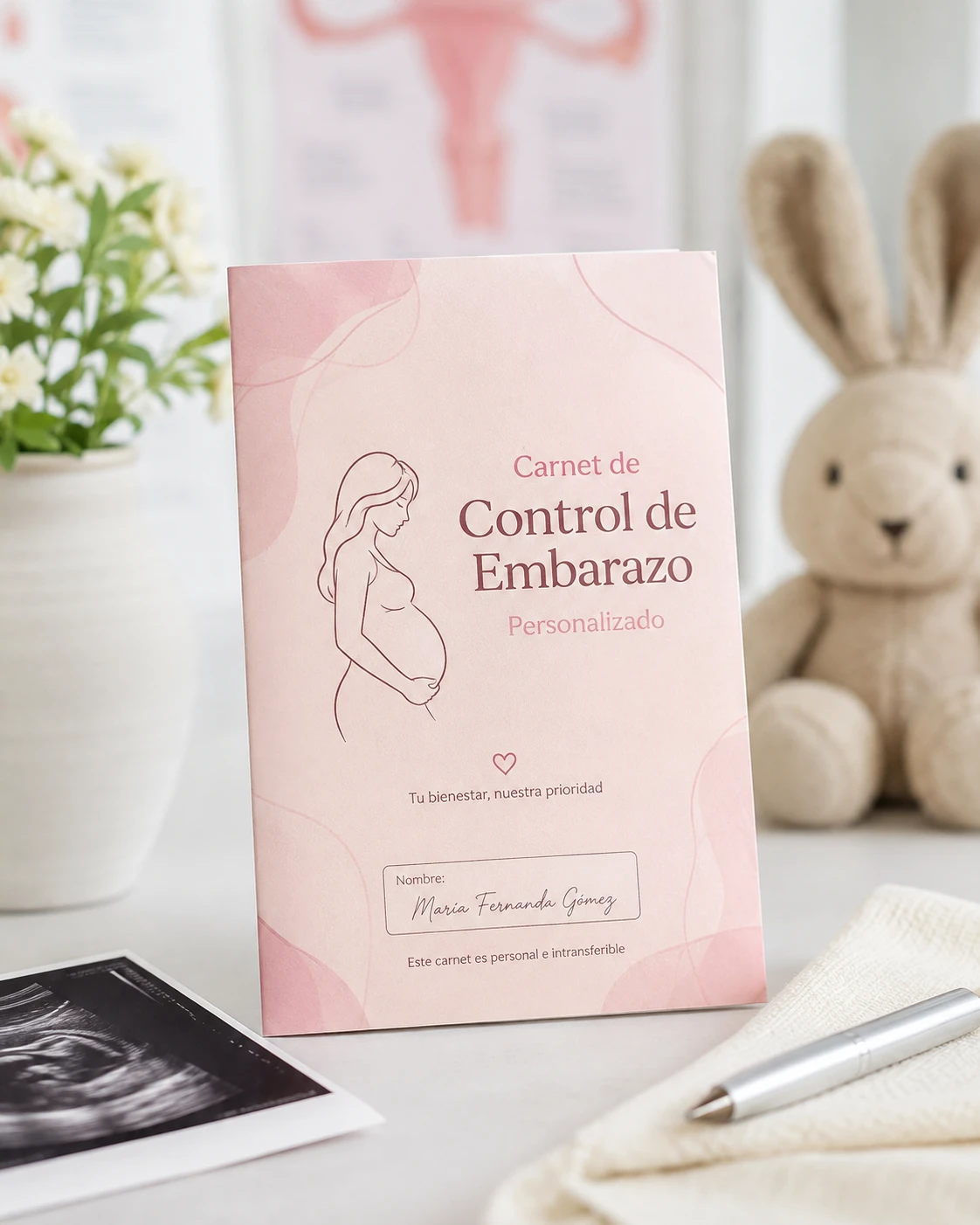 Carnet de Control de Embarazo Personalizado