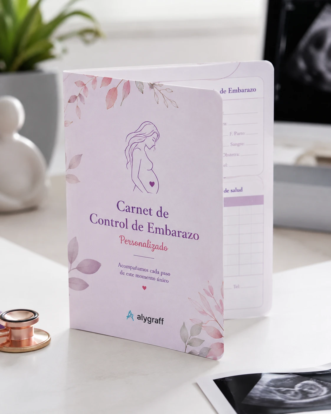 Carnet de Control de Embarazo Personalizado