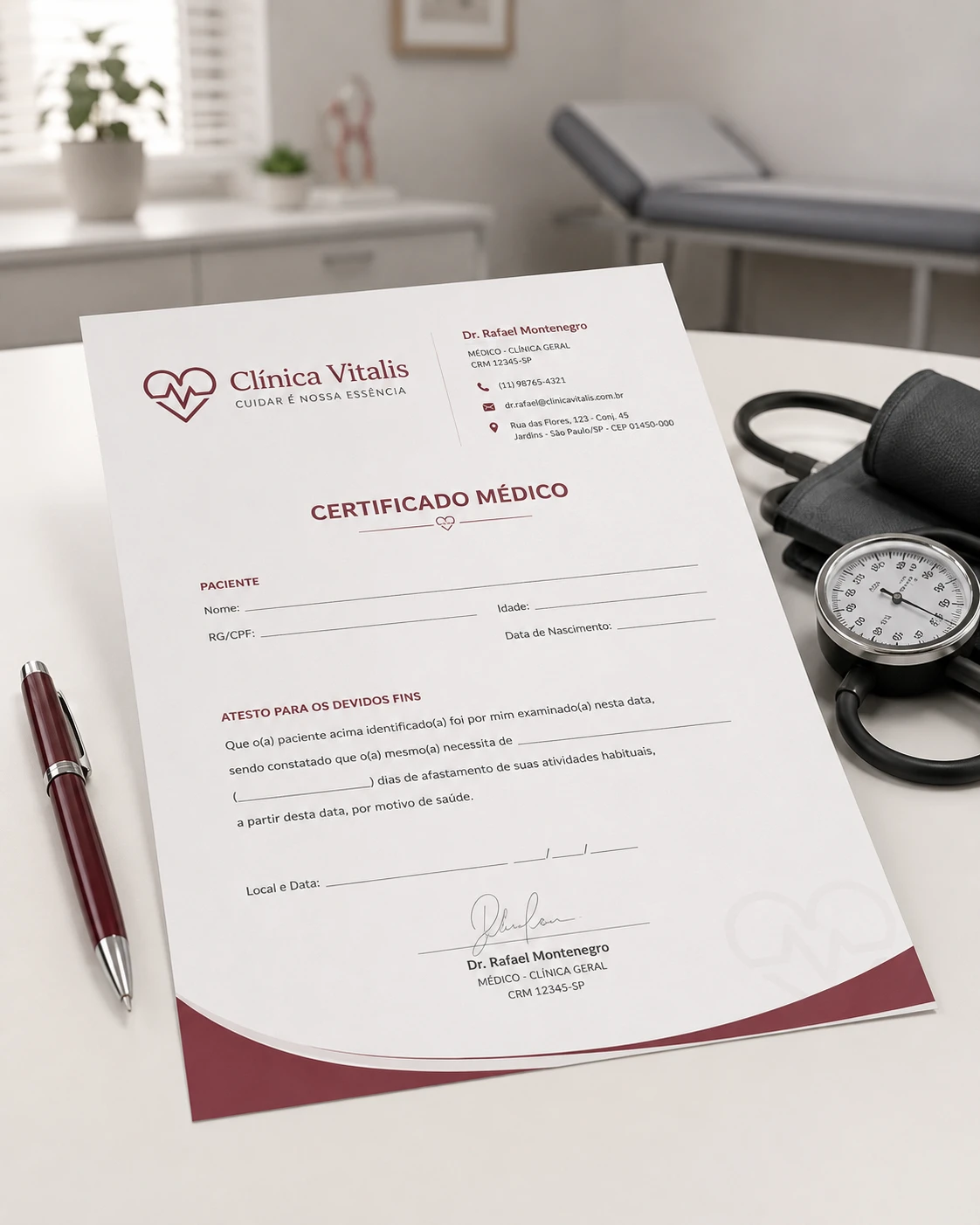 Certificado Médico Personalizado