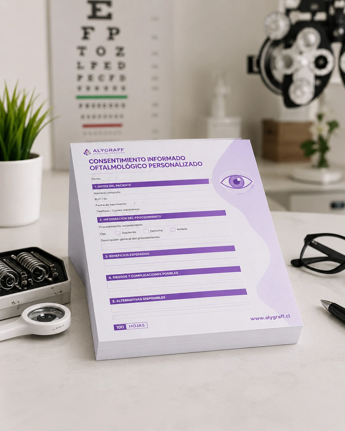 Consentimiento Informado Oftalmológico Personalizado