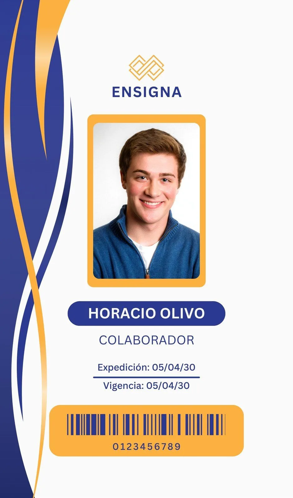 Credenciales PVC personalizadas