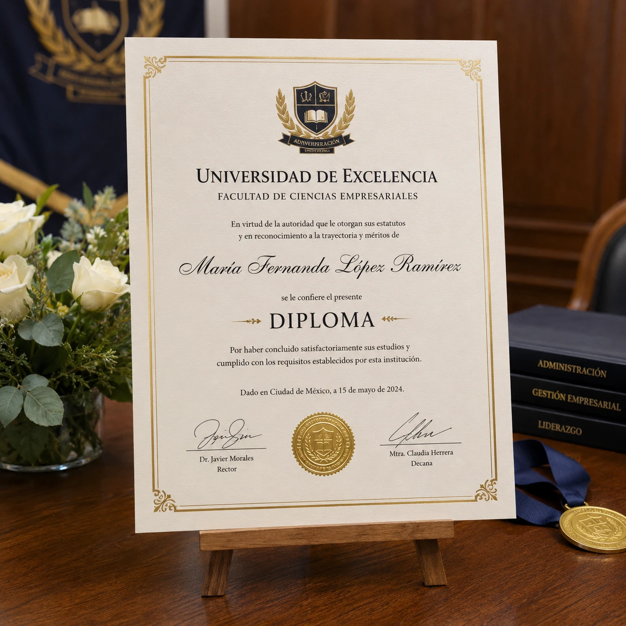 Diploma Personalizado Tamaño A3