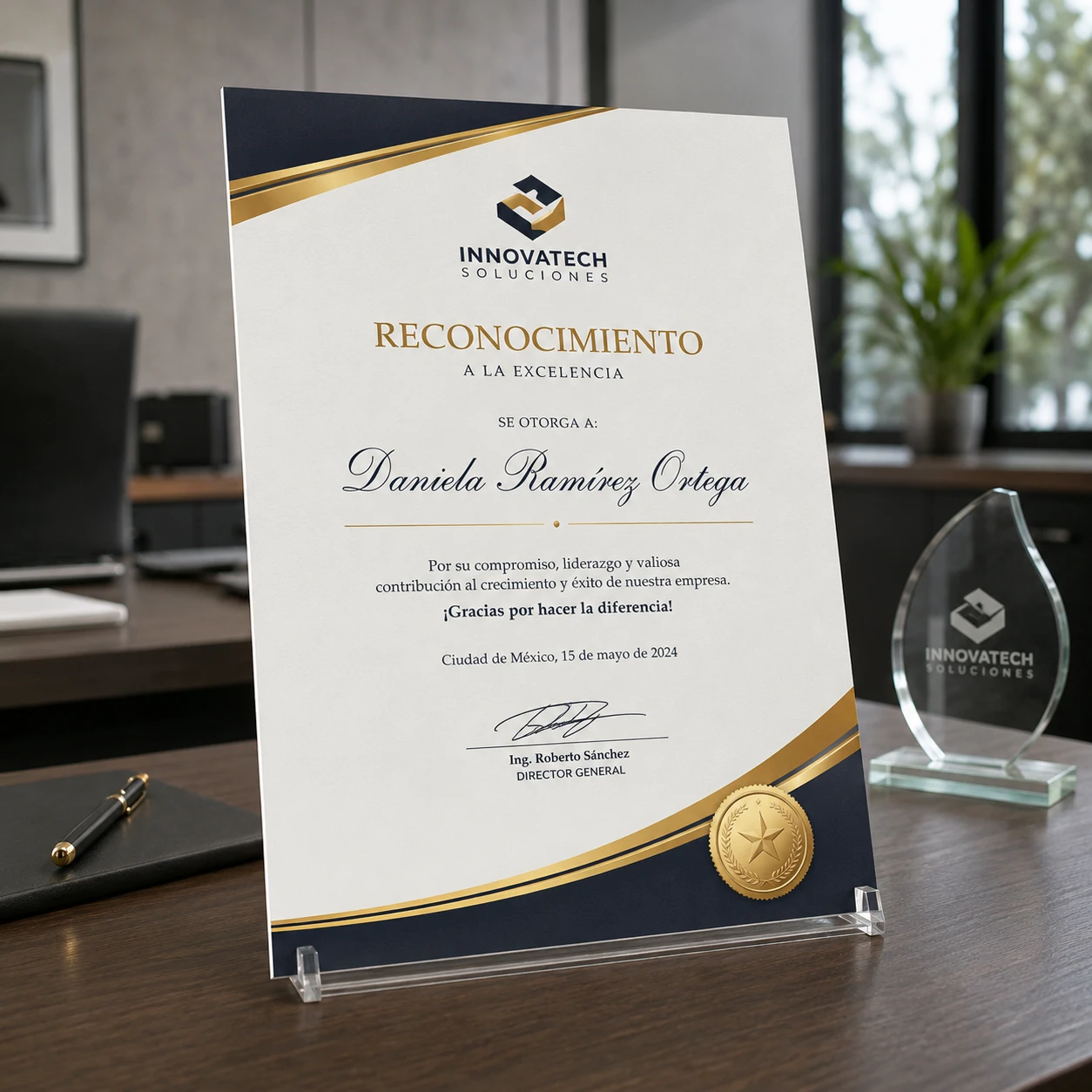 Diploma Personalizado Tamaño A3