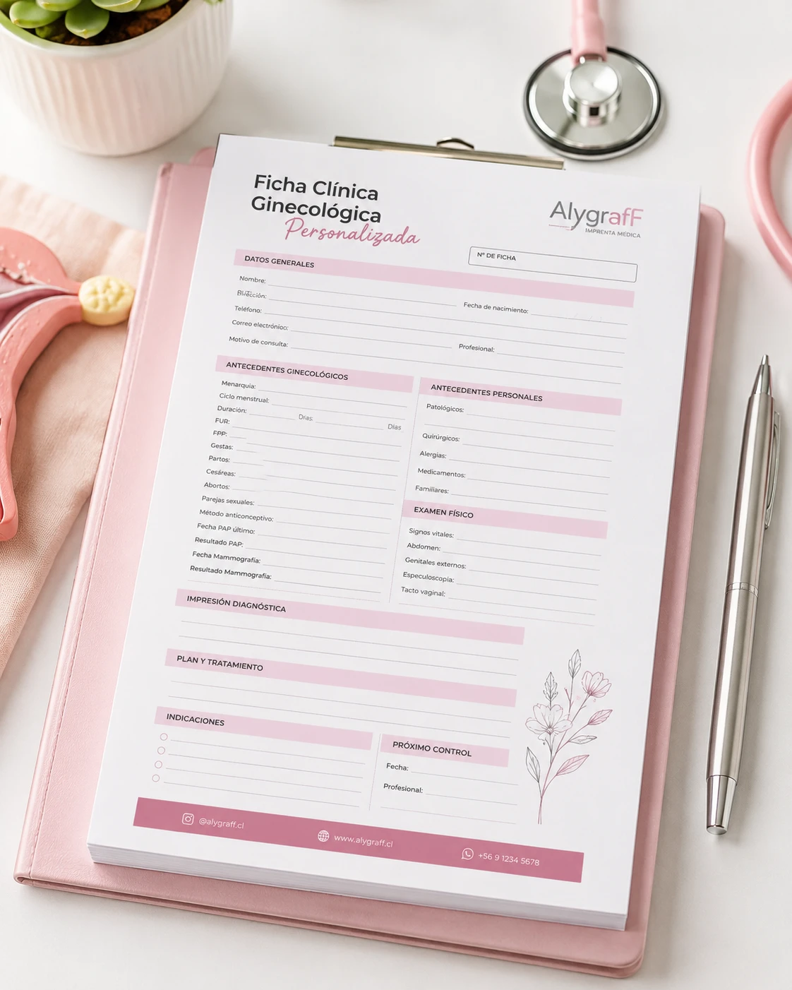 Ficha Clínica Ginecológica Personalizada