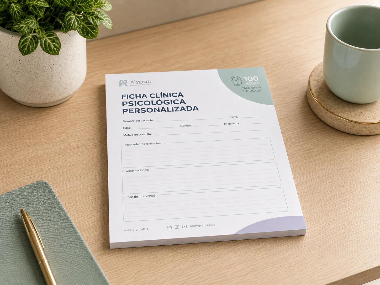 Ficha Clínica Psicológica Personalizada