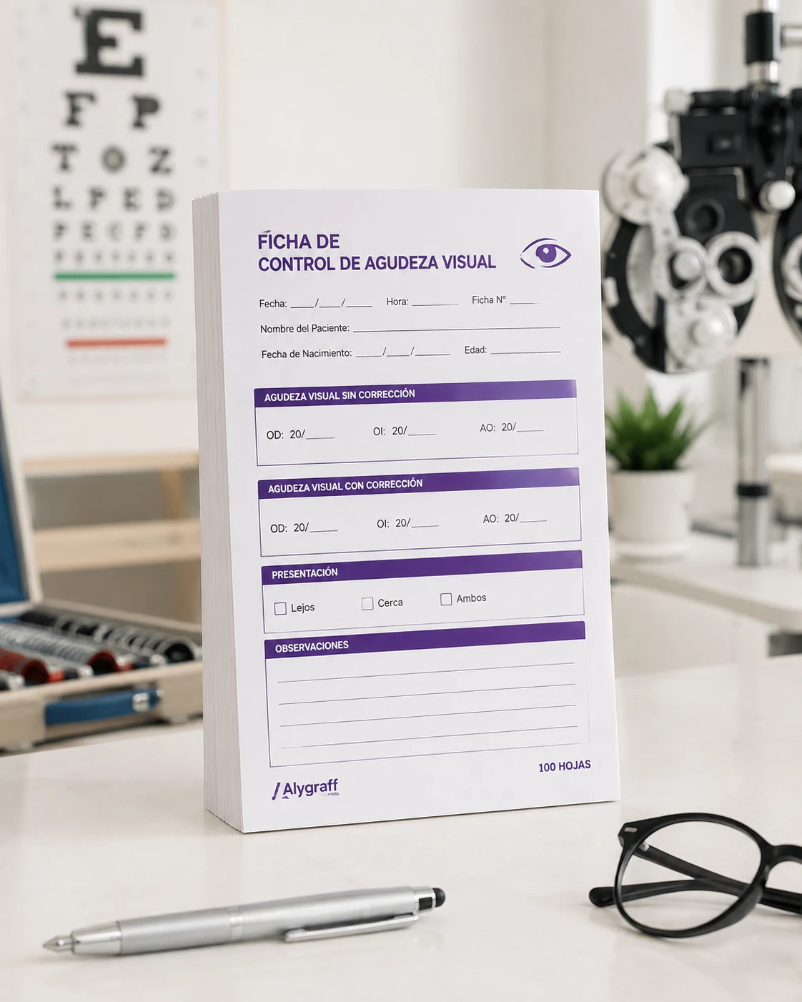 Ficha de Control de Agudeza Visual