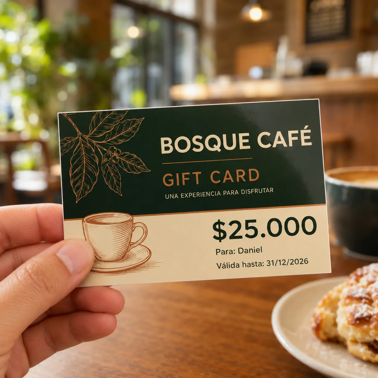 Giftcard Personalizada en Papel Fotográfico