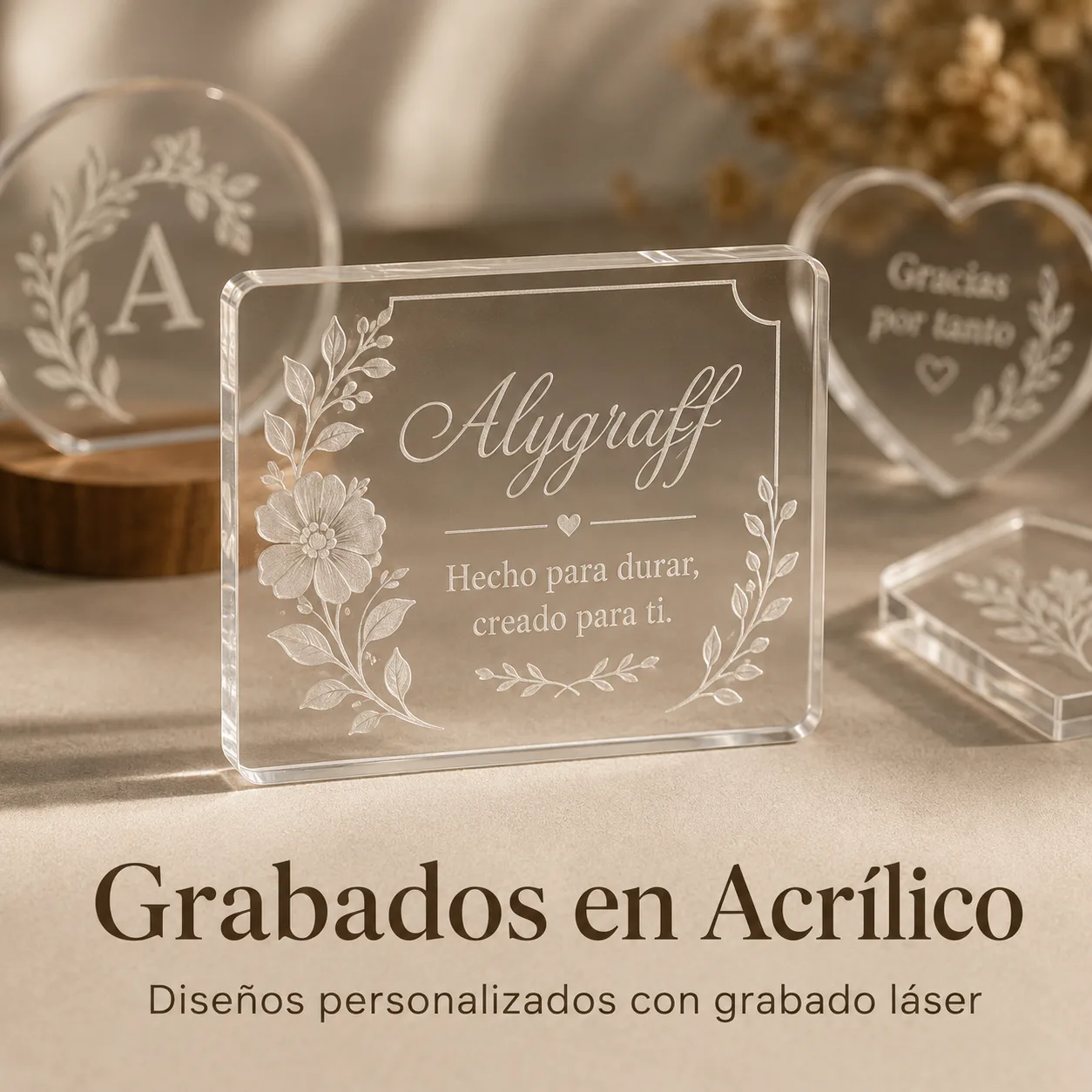 Grabados Personalizados en Acrílico