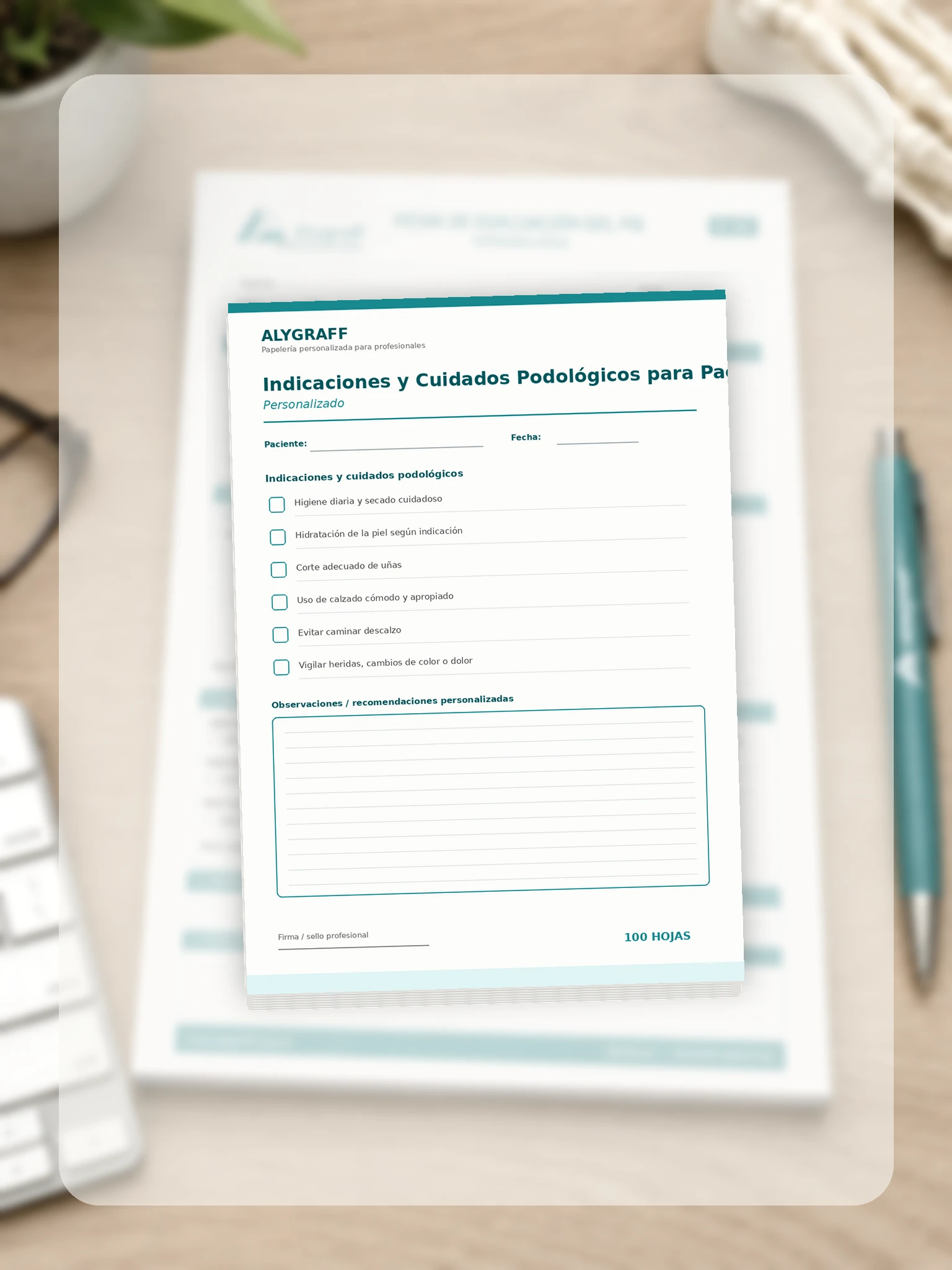 Indicaciones y Cuidados Podológicos para Pacientes