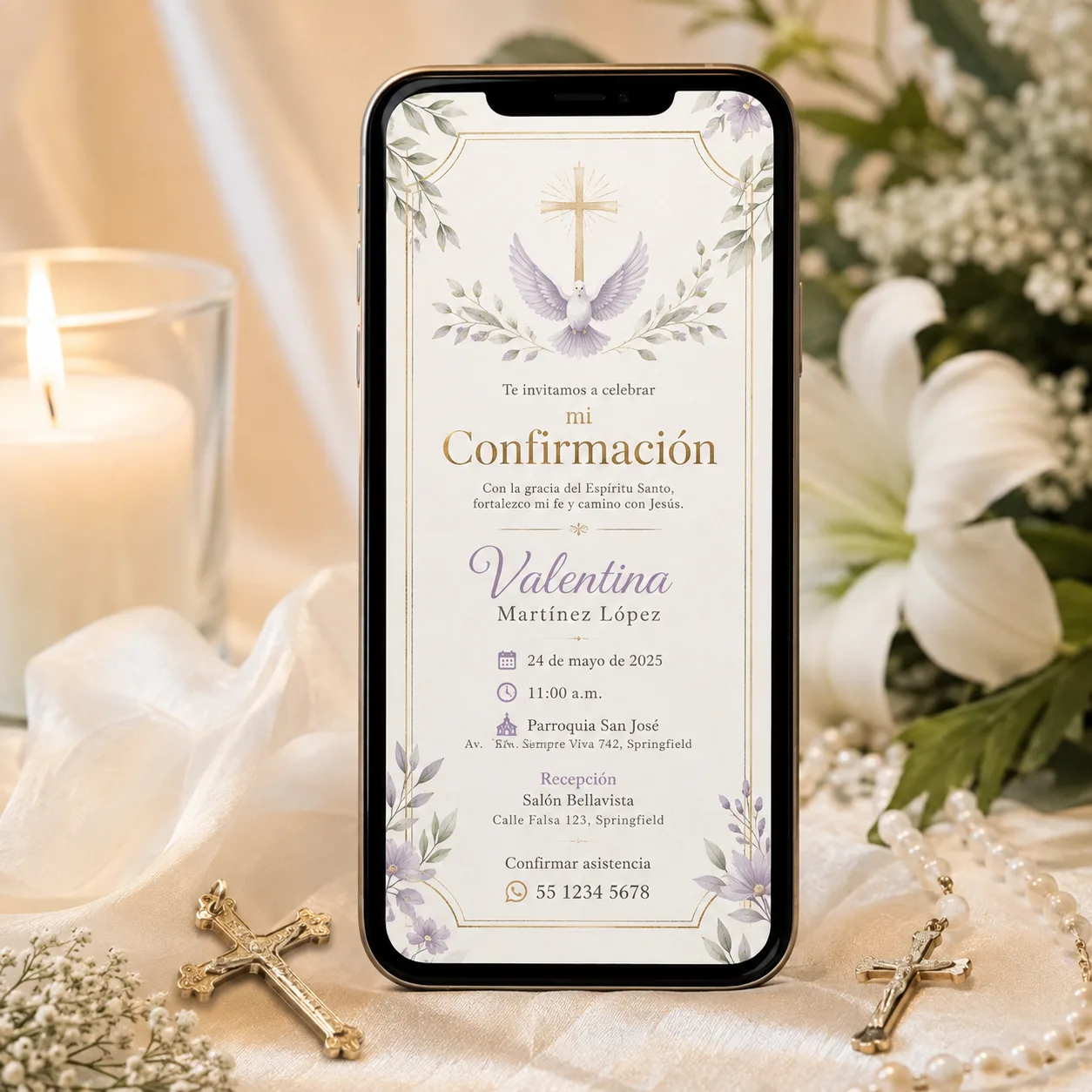 Invitación Digital de Confirmación
