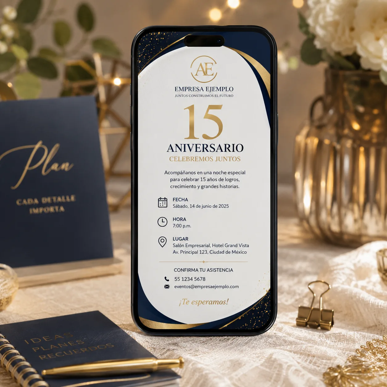 Invitación Digital para Celebraciones y Eventos