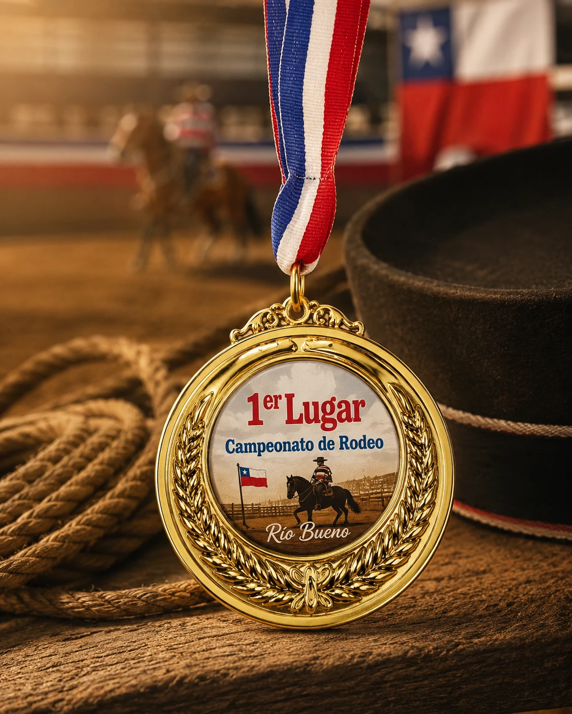 Medalla con Placa Sublimable Personalizada