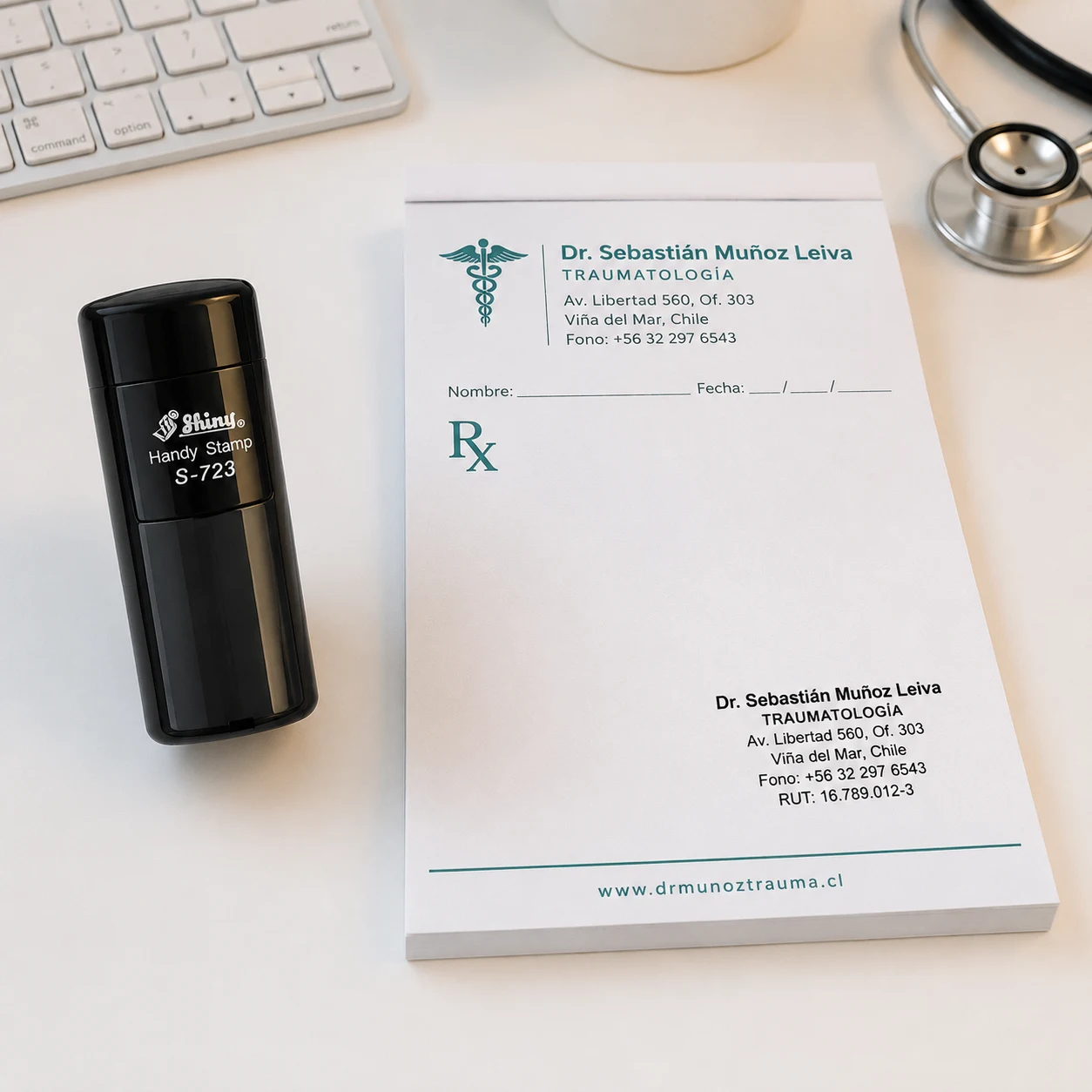 Pack Profesional: Timbre y Recetario Personalizado