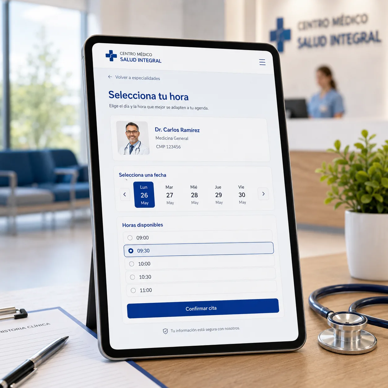 Página Web para Clínicas y Centros de Atención