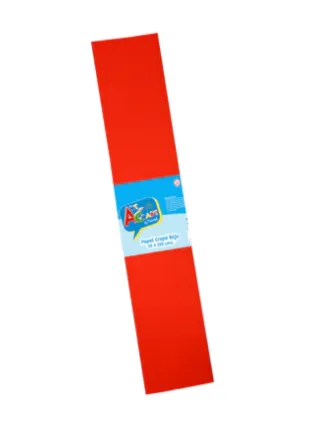 Papel Crepe 50 X 200 Cm Rojo Art & Craft