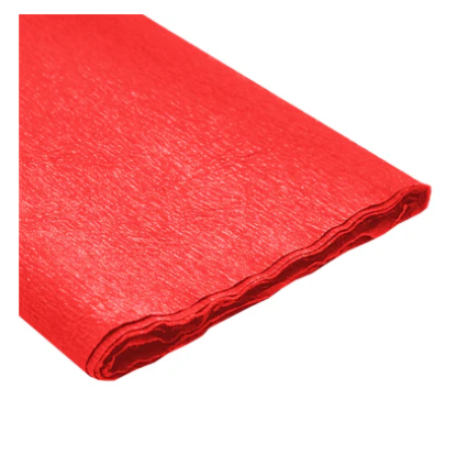Papel Crepe 50 X 200 Cm Rojo Art & Craft