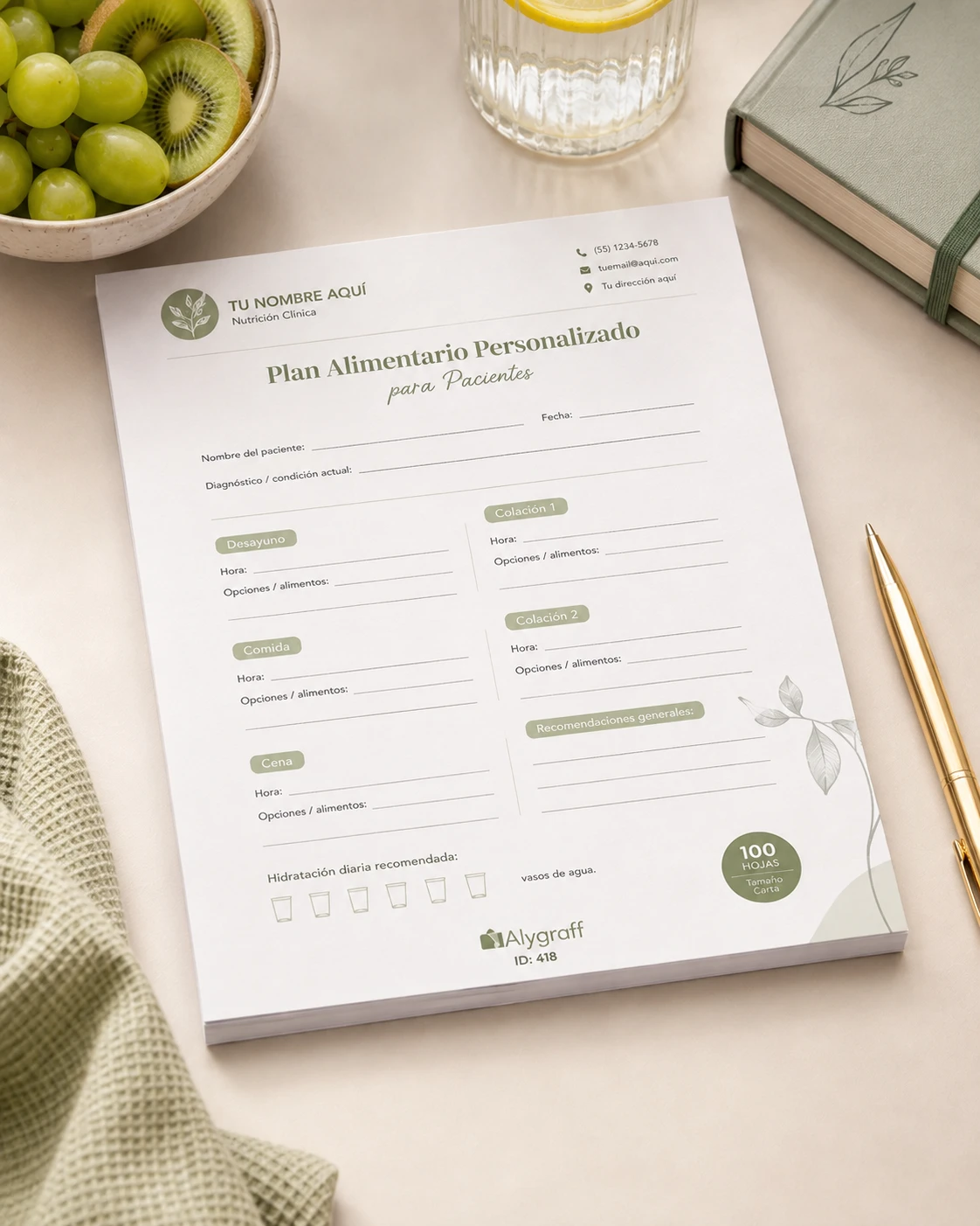 Plan Alimentario Personalizado para Pacientes