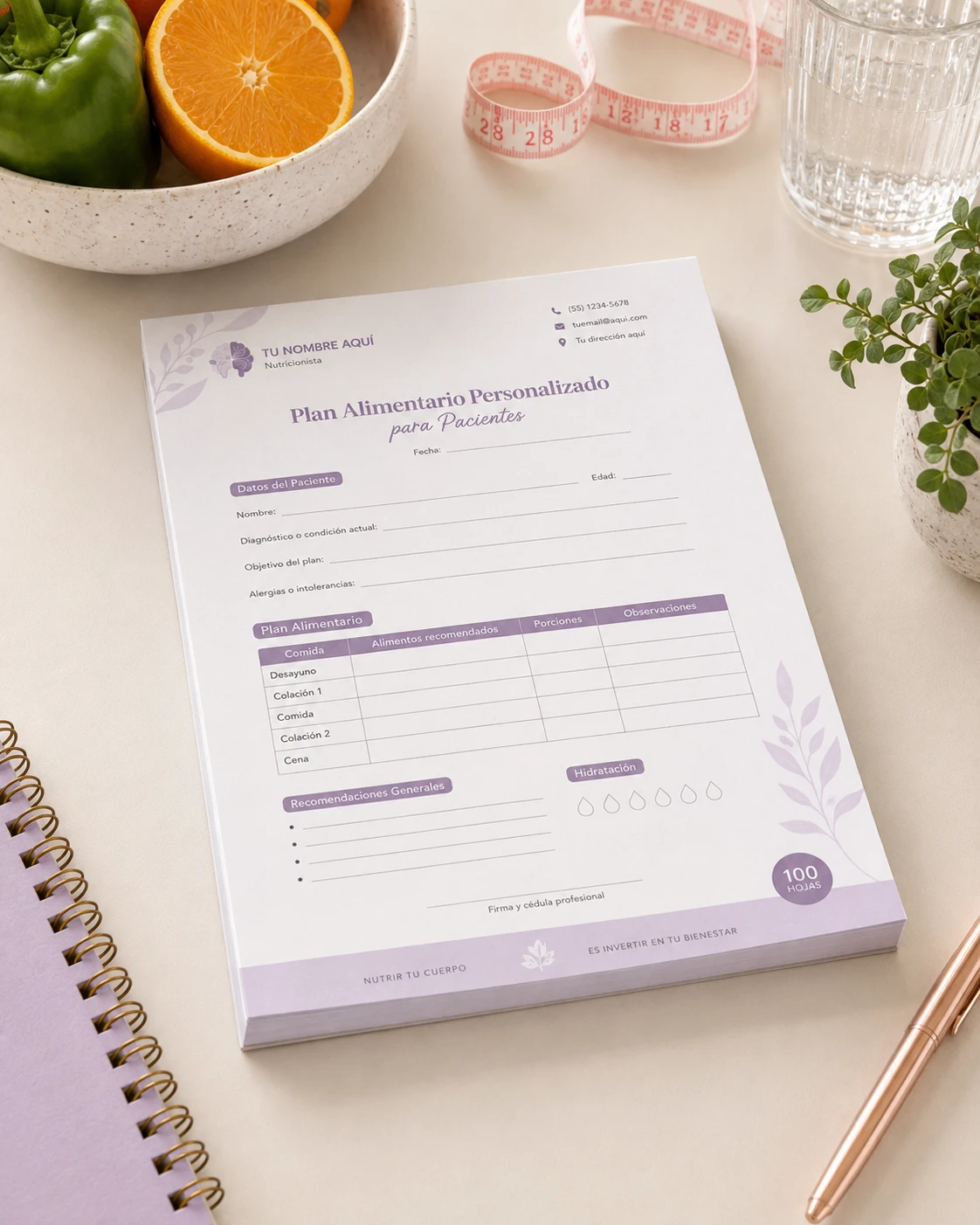 Plan Alimentario Personalizado para Pacientes