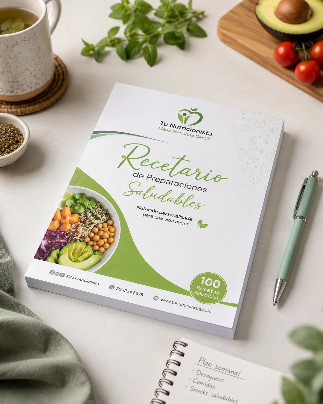 Recetario de Preparaciones Saludables Personalizado