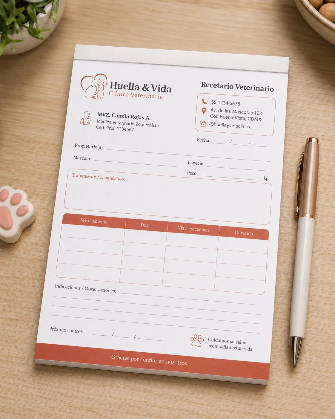 Recetario Veterinario Personalizado