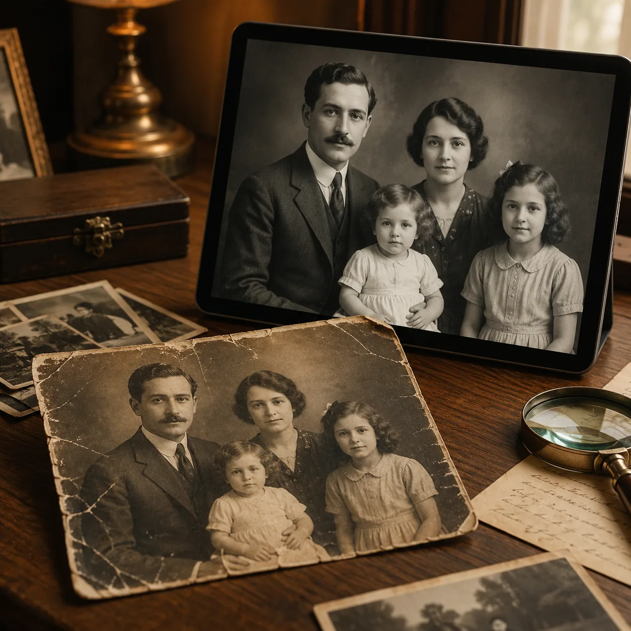 Restauración Digital de Fotografías Antiguas