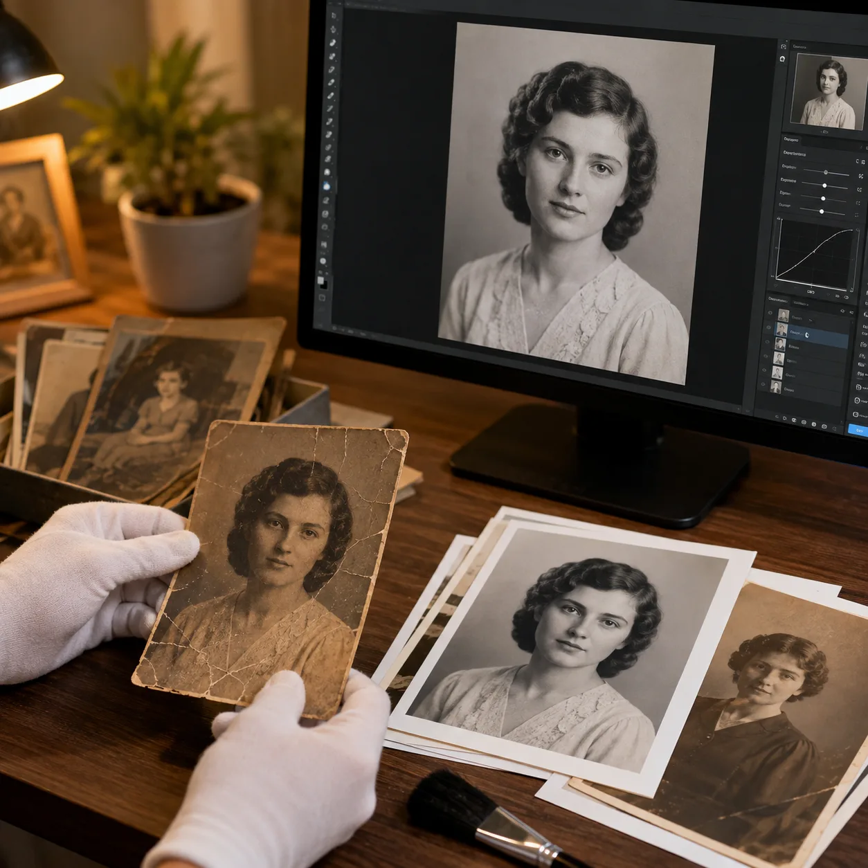 Restauración Digital de Fotografías Antiguas