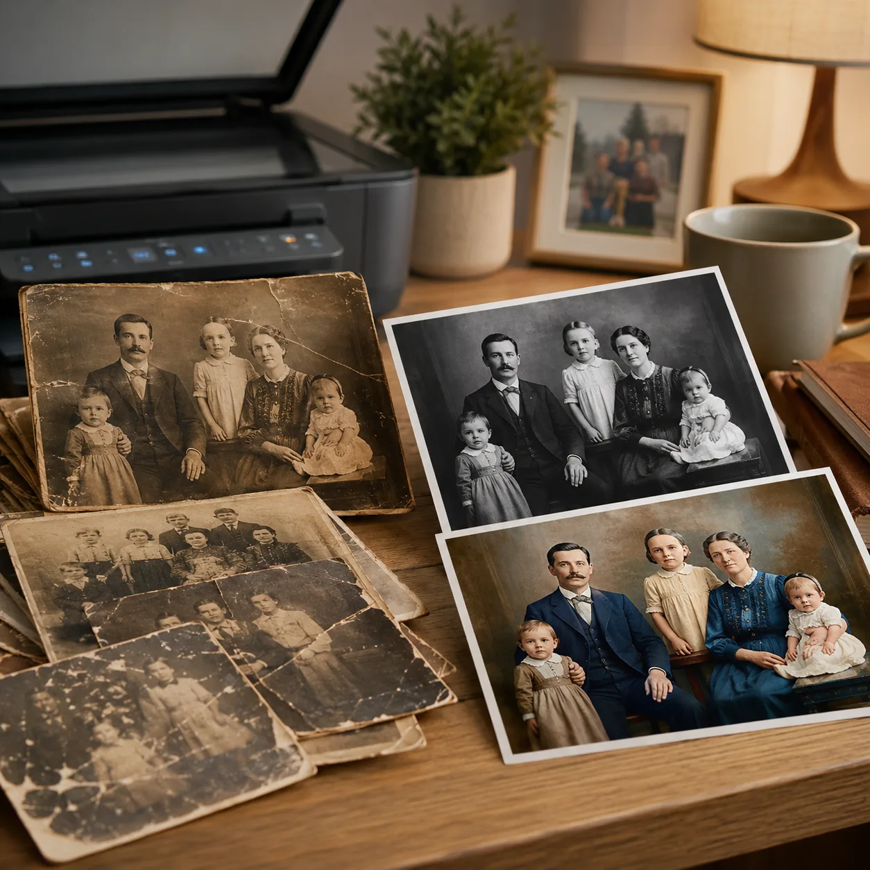 Restauración Digital de Fotografías Antiguas