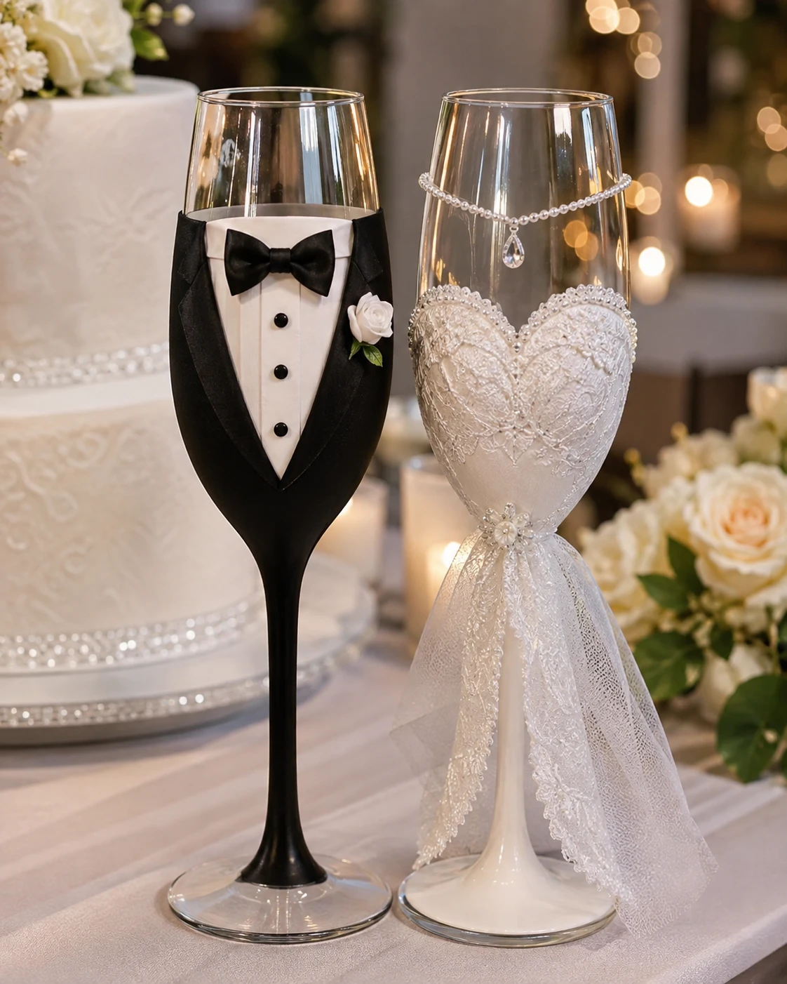 Set de Copas Personalizadas para Novios