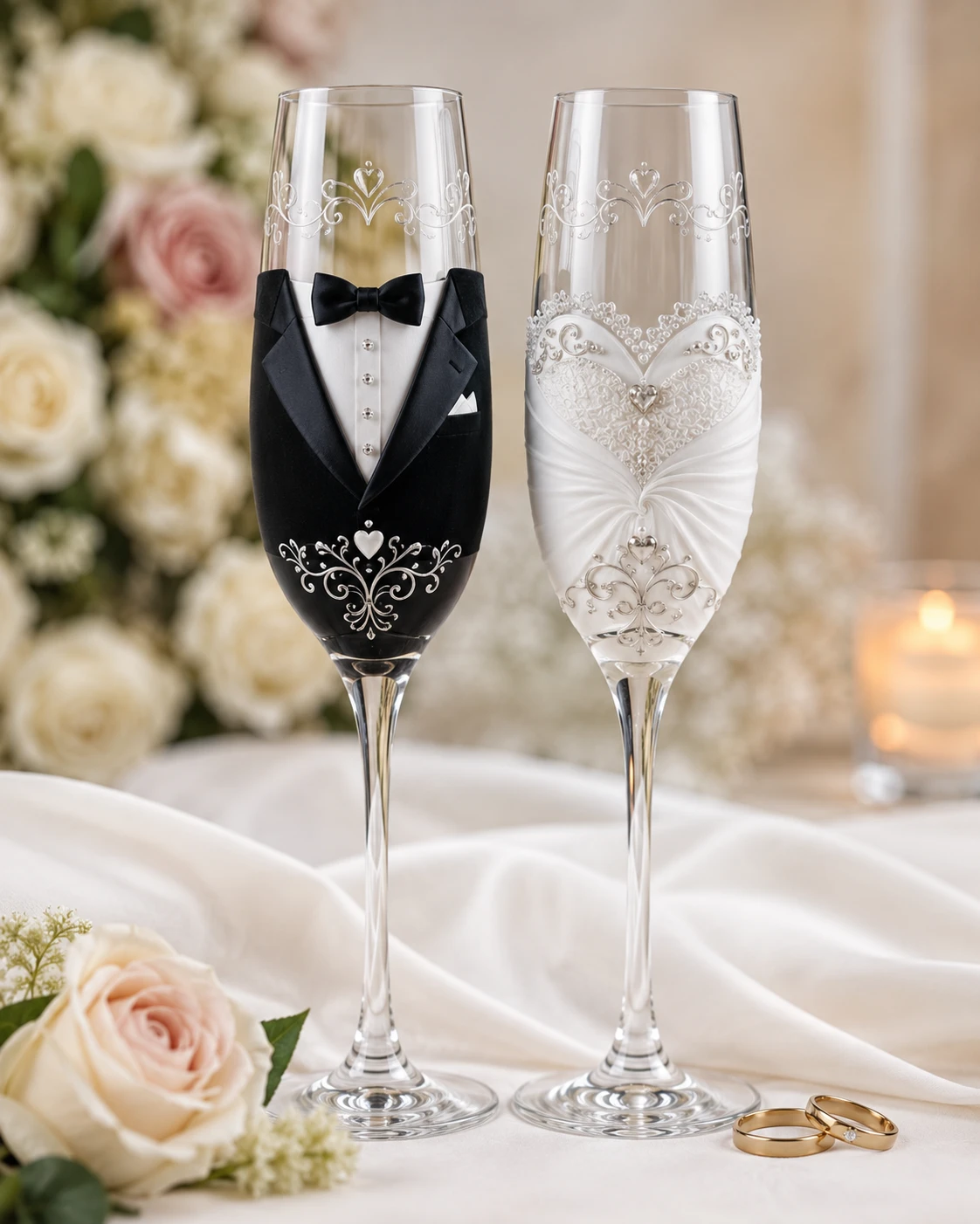 Set de Copas Personalizadas para Novios