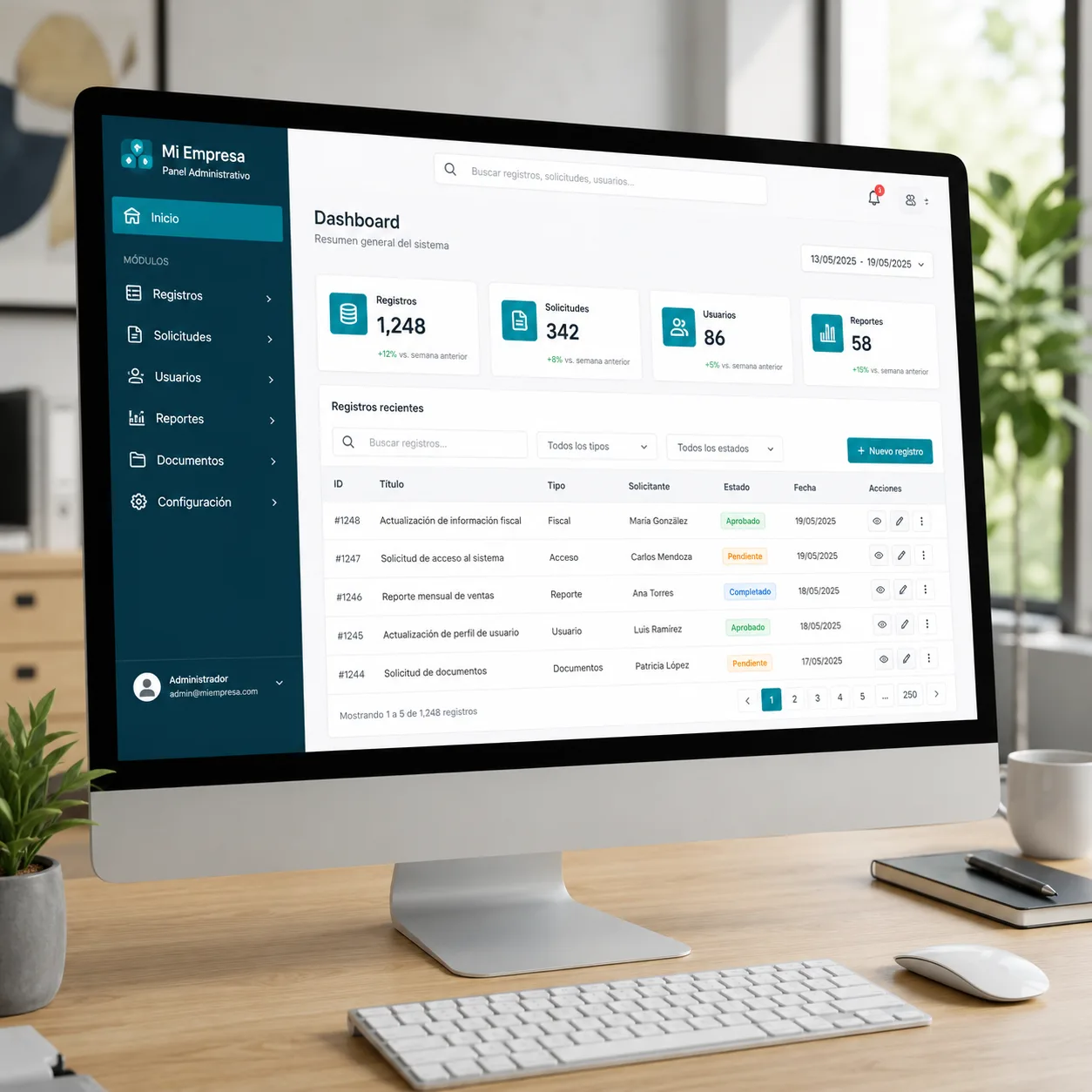 Sistema Web con Base de Datos y Panel Administrativo