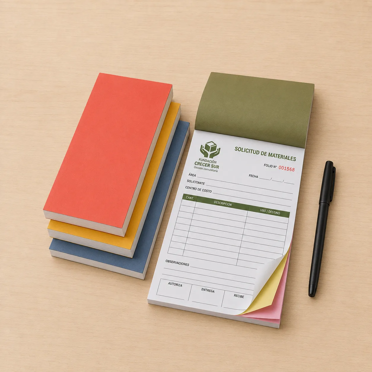 Talonario Autocopiativo 1/2 Carta – Triplicado
