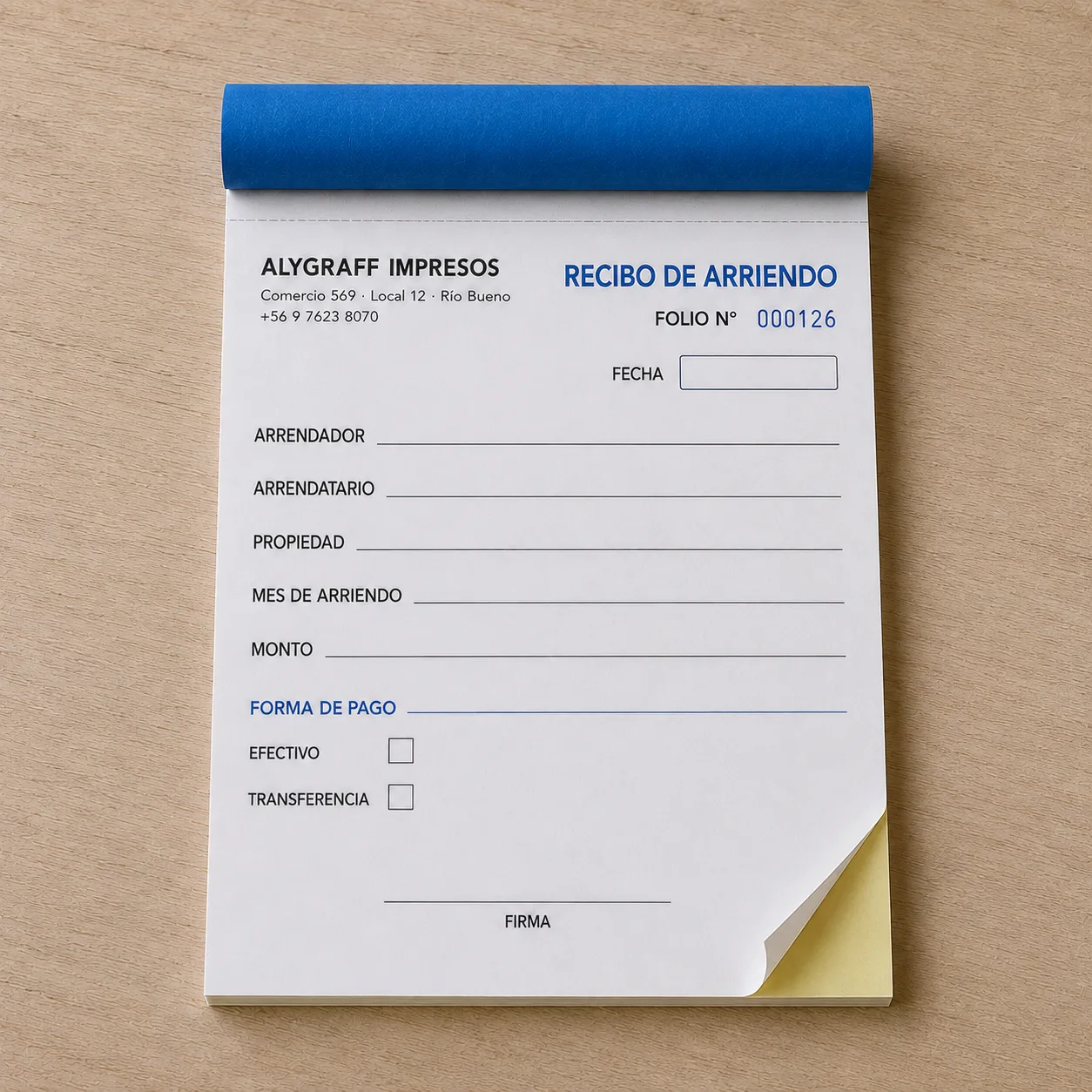 Talonario Autocopiativo 1/4 Carta – 10 × 14 cm