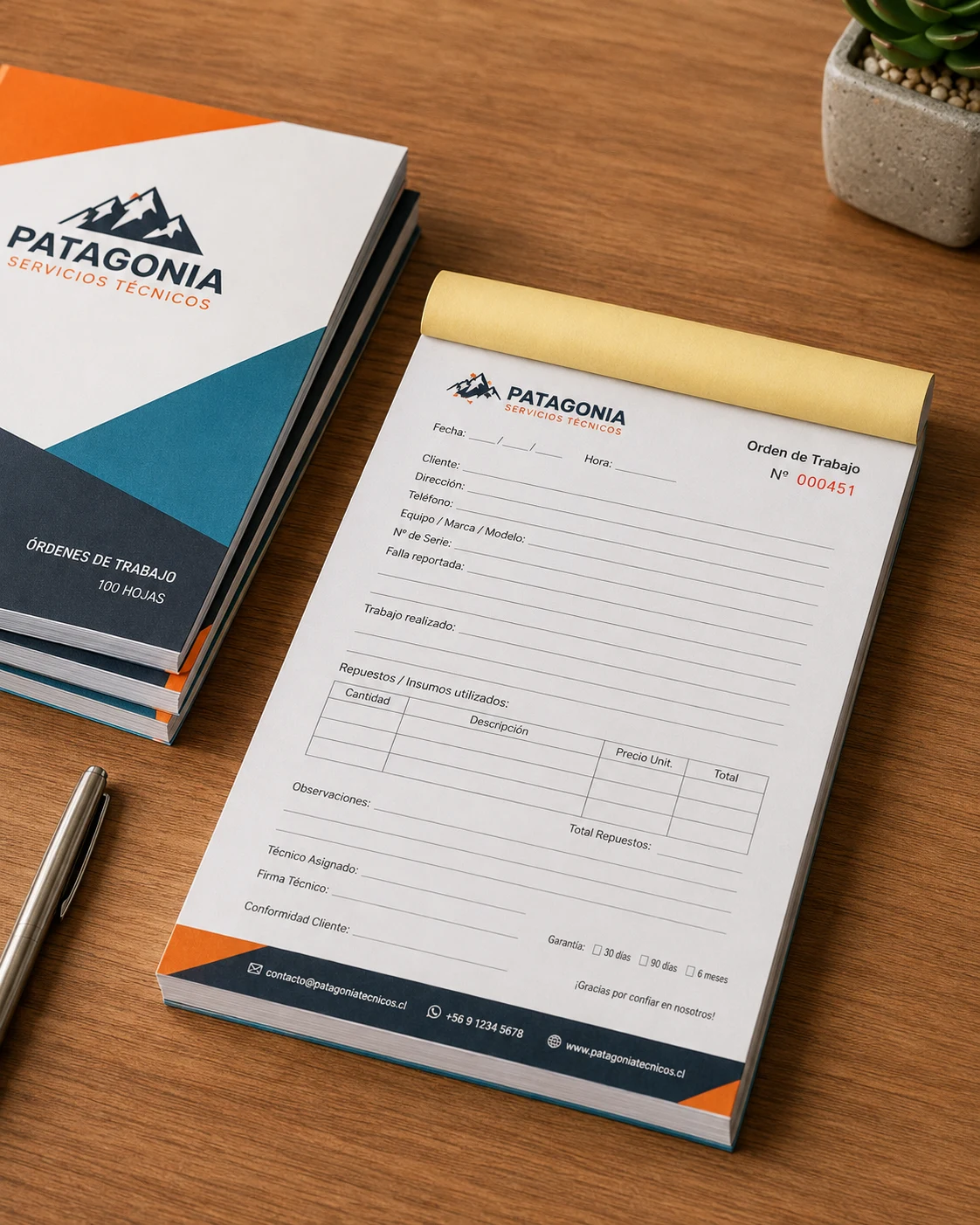 Talonario Formulario Personalizado Carta u Oficio