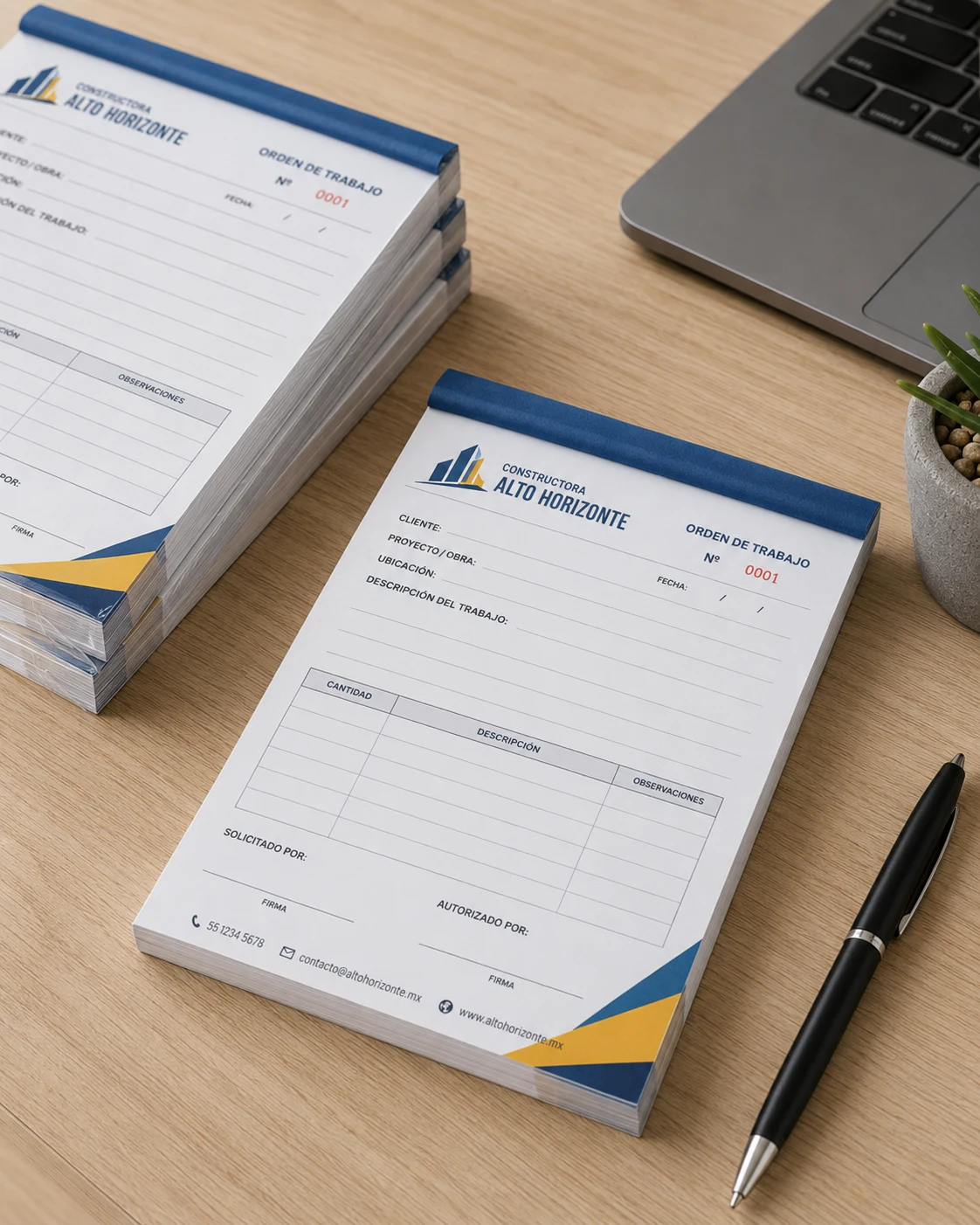 Talonario Formulario Personalizado Carta u Oficio