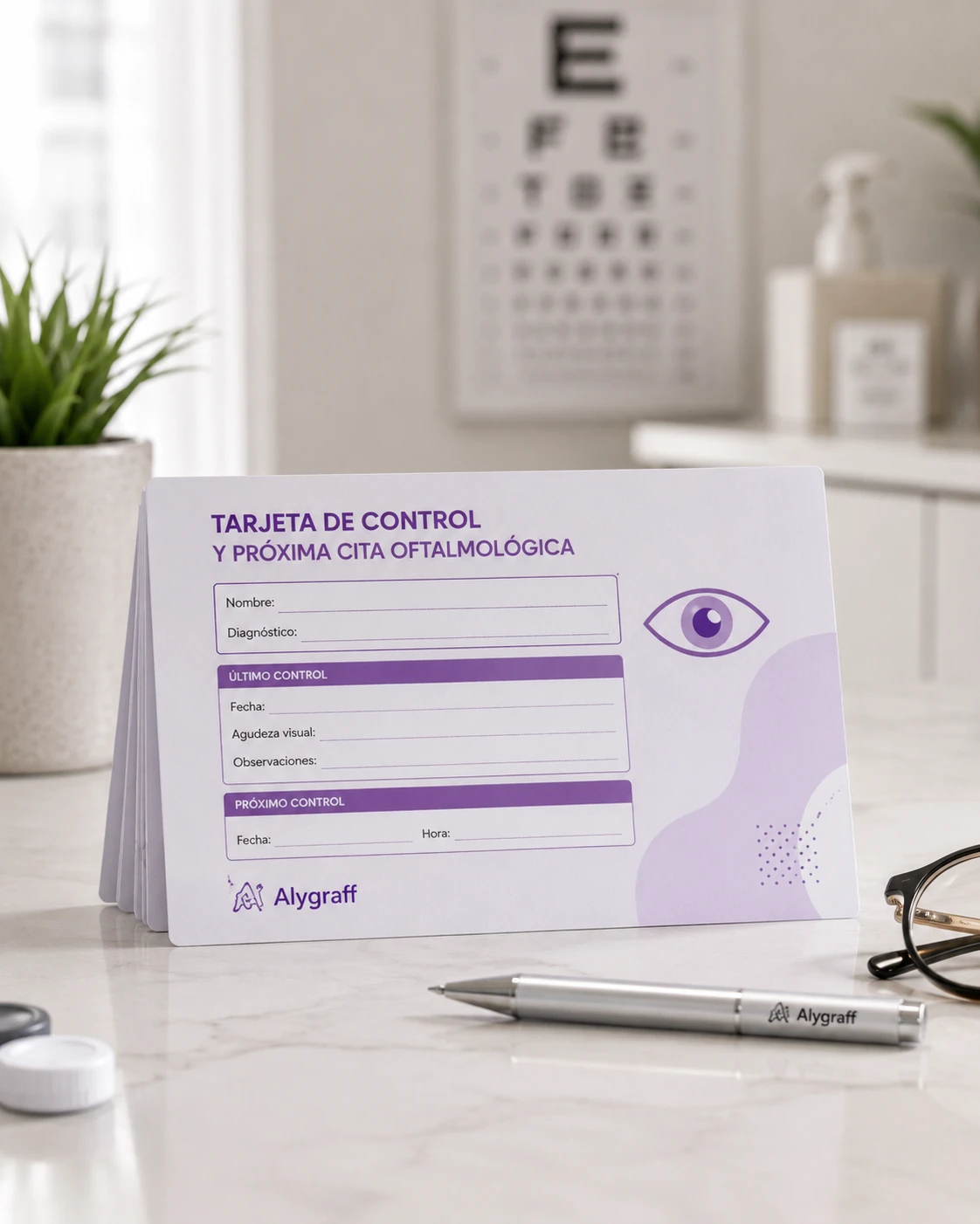 Tarjeta de Control y Próxima Cita Oftalmológica