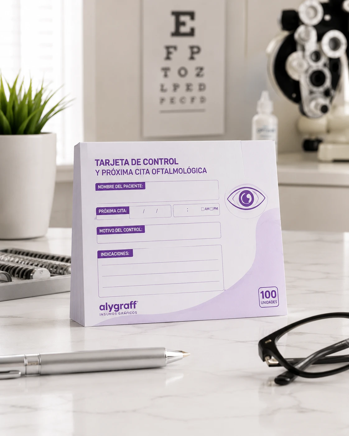Tarjeta de Control y Próxima Cita Oftalmológica