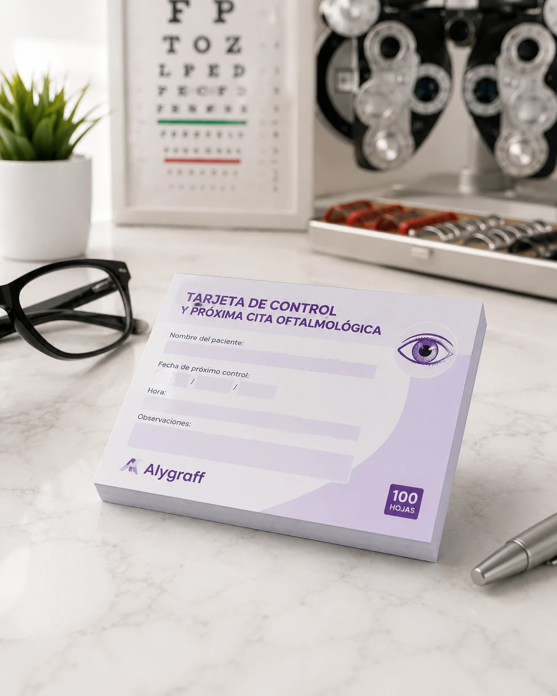 Tarjeta de Control y Próxima Cita Oftalmológica