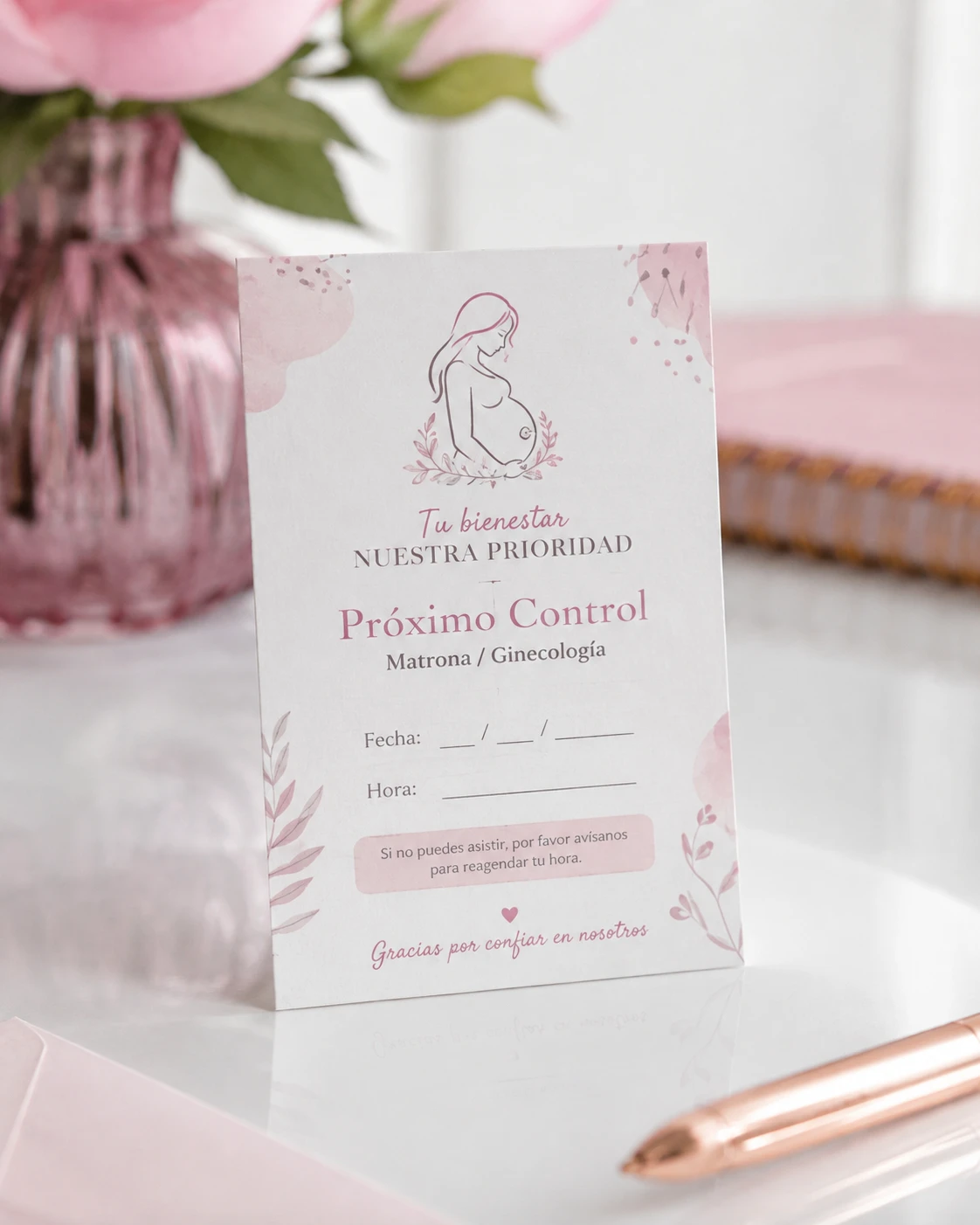 Tarjeta de Próximo Control Matrona / Ginecología