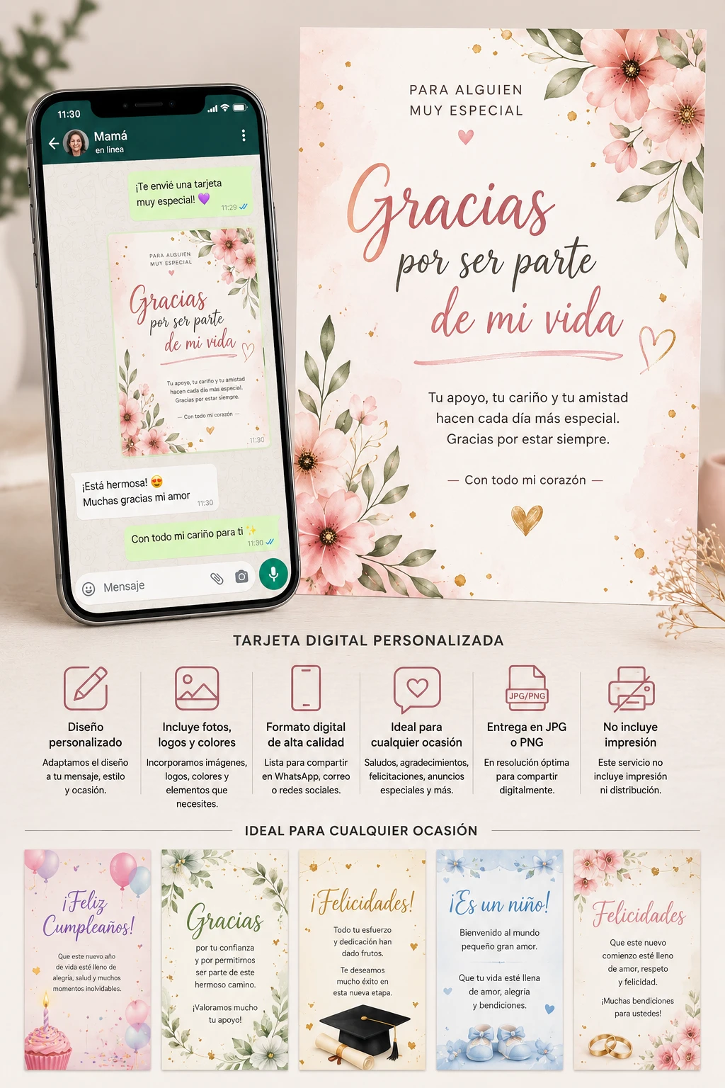 Tarjeta Digital Personalizada