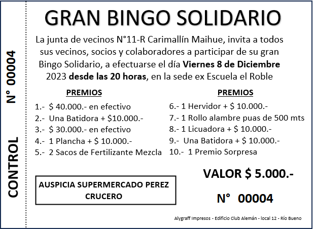 Bingo clasico